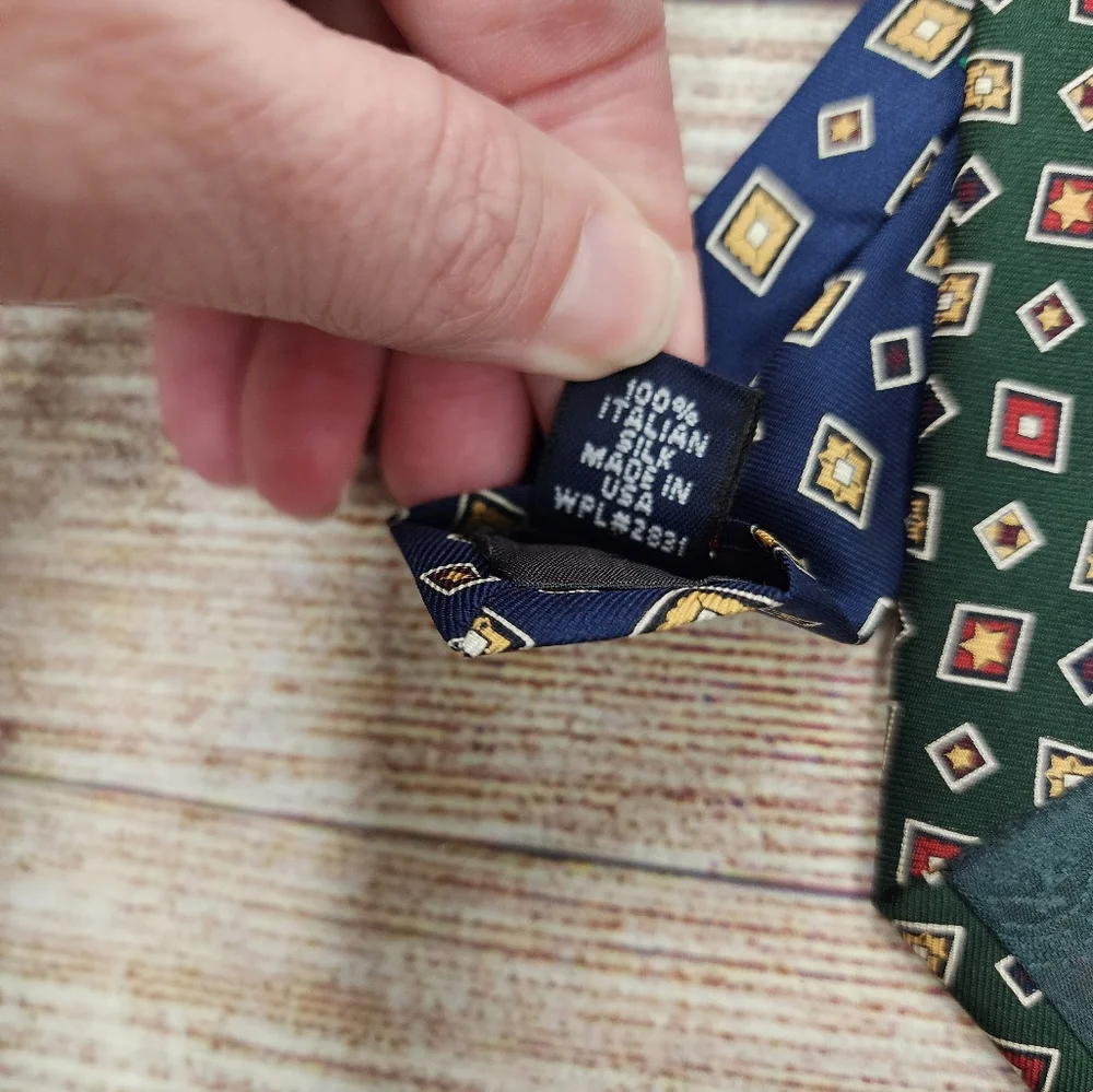 Vintage Tommy‎ Hilfiger Italian Silk Tie